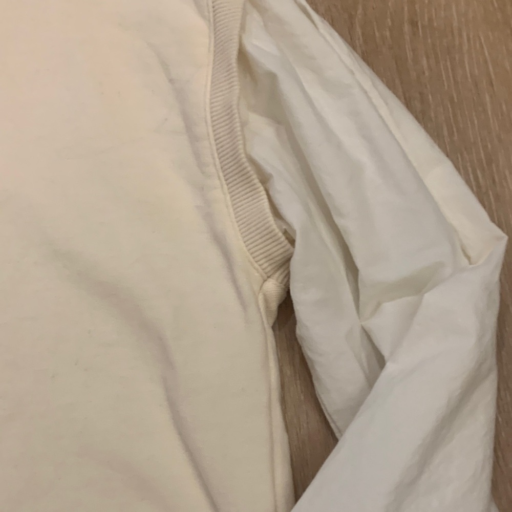 Zara Off-White Ribbed Top - Picture 5 of 6